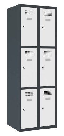 Szafka BHP pracownicza metalowa Sus 323 szer. 600 mm