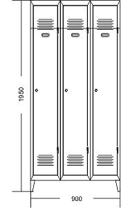 Szafa metalowa A5067 - 2