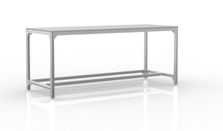 Stół warsztatowy z profili aluminiowych (różne wersje)