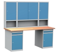 Stół warsztatowy z kontenerkami Kovos, zestaw DPS 206