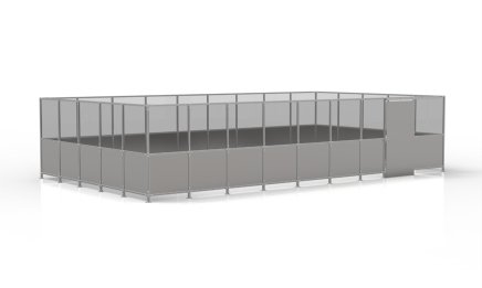 Ochronne ogrodzenie przemysłowe 25020432