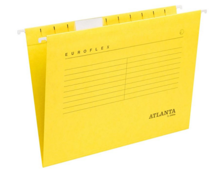 Teczki wiszące Atlanta - kolor żółty