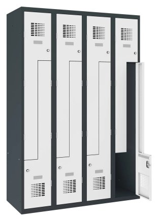 Szafa metalowa Sul 34 W, szerokość 1200 mm