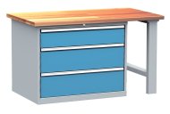 Stół warsztatowy z kontenerkiem Kovos, zestaw DPS 111