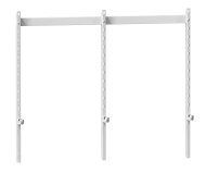 Stelaż ramy tylnej do stołu - 3 słupki 20NS8E - szerokość 2000 mm