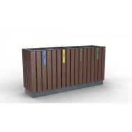 Kosz do segregacji odpadów Recyklat V. bezobsługowy