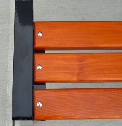 Ławka podwójna metalowa ZLÍN 2 - 1