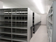 Regał szynowy o szerokości 1030 mm typ E1.210 (różne warianty)