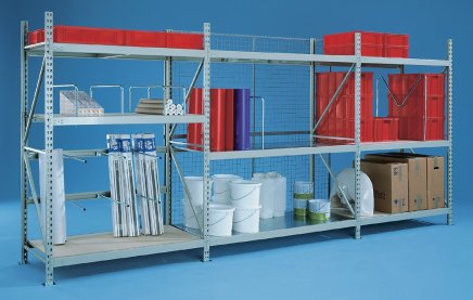 Regał półkowy standardowy z szerokim rozstawem ram MINI-RACK typ 51292 - 4
