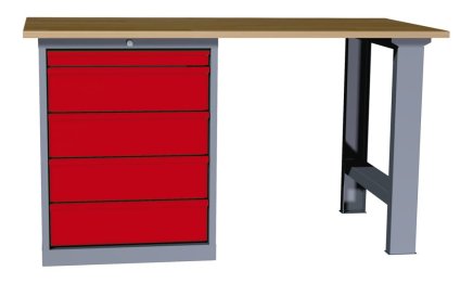 Stół warsztatowy z kontenerkiem stojącym Economy EPS 11 - 3