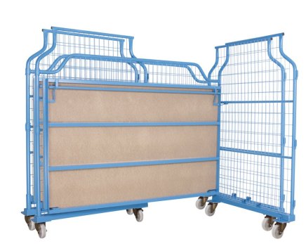 Kontener mobilny z 3 ścianami z siatki Universal Corlette® uc-200.599 - 2