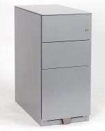 Wąski mobilny kontenerek biurowy NW352M7SSF (różne warianty)