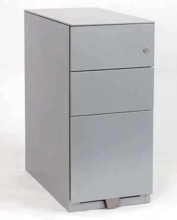 Wąski mobilny kontenerek biurowy NW352M7SSF (różne warianty)