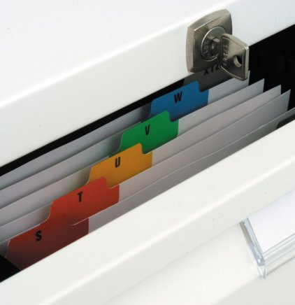 Metalowa kartoteka sześcioszufladowa trzyrzędowa BISLEY DF6 - 5