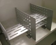 Zestaw 6 poziomych przegródek do półki typu ETSSHDPS