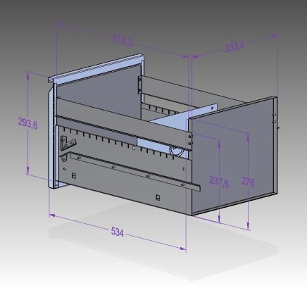 Szafka na dokumenty metalowa Kovona G2430 - 4