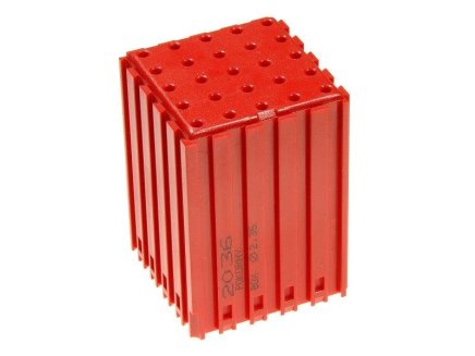 Plastikowy stojak CNC do frezów z chwytem cylindrycznym 2,35 mm