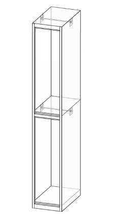 Szafa dzielona XS32-18P - 4