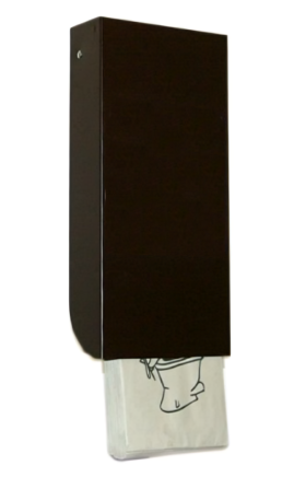 Metalowy pojemnik na woreczki na psie odchody