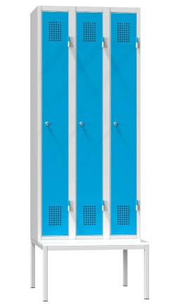 Szafa trzydrzwiowa z ławką XS93B-17