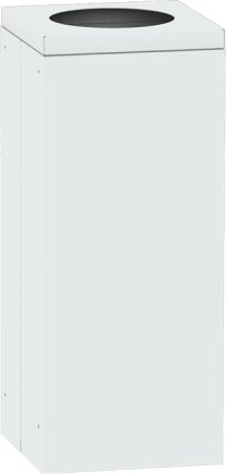 Kwadratowy kosz na śmieci ze zdejmowaną pokrywą 0821 - 5