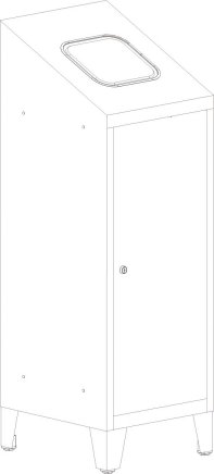 Kosz do segregacji śmieci 120L MPO 01r - 2