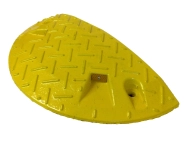 Ogranicznik prędkości na końcu 10 km/h w kolorze