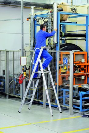 Drabina schodkowa z dużą platformą (7 modeli)