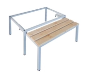 Ławka wysuwana do szaf z regulowanymi nogami Pw431 W