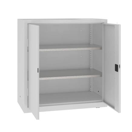 Szafka warsztatowa MSW212/5-09s z plastikowymi pudełkami