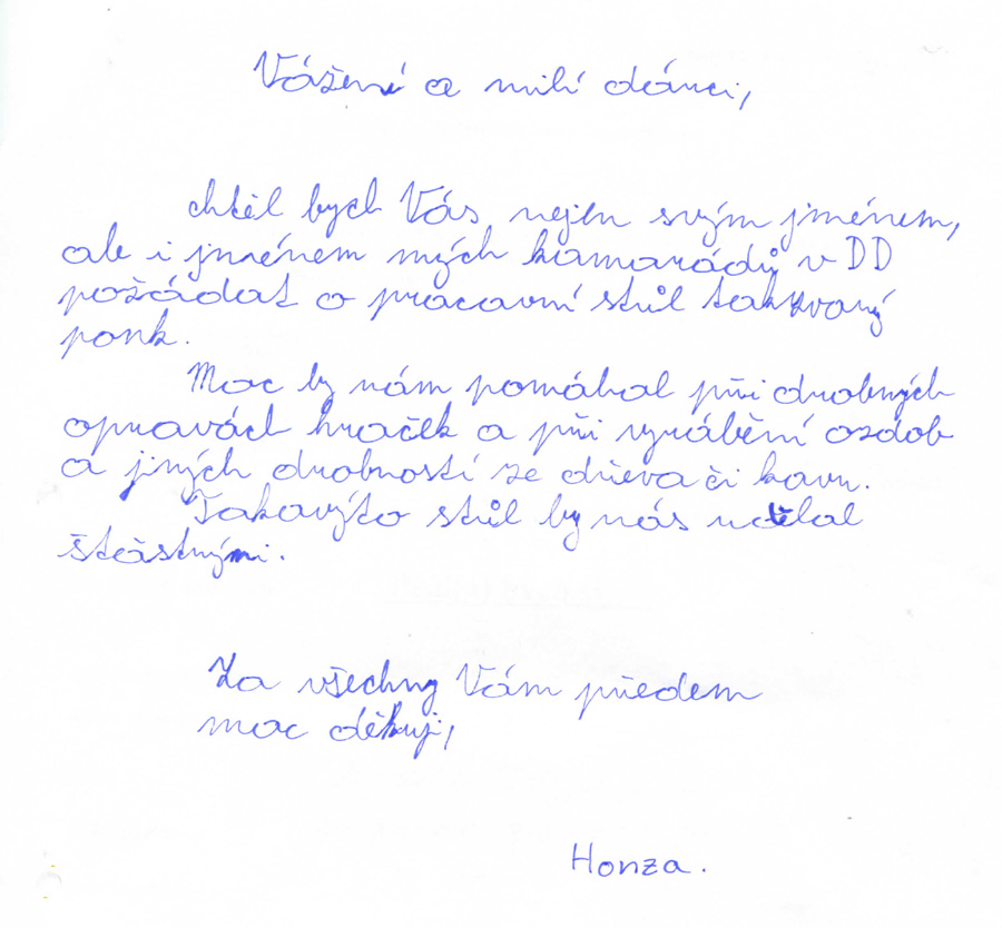 Życzenia dzieci z DD Jemnice