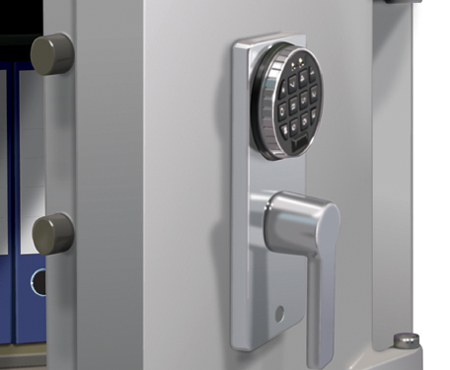 elektronický kombinační zámek