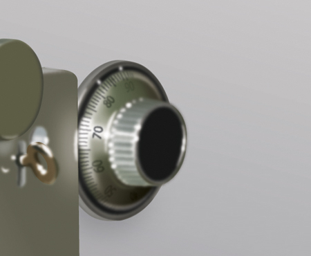 mechanický kombinační zámek