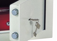 trezorový zámek na klíč